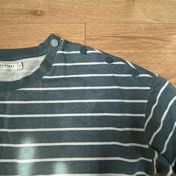 REITMANS Signature Teal Cotton-blend Knit Top - Picture 4 of 7